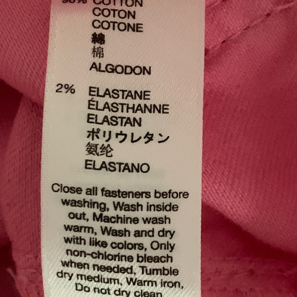 Girl’s Pink Denim GAP Jacket Size 12-XL EUC - Picture 7 of 7